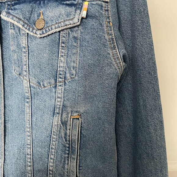REDUCED! NWT RAILS Denim Jean Jacket - The Mulholland in Original Blue SzXL - Picture 5 of 10